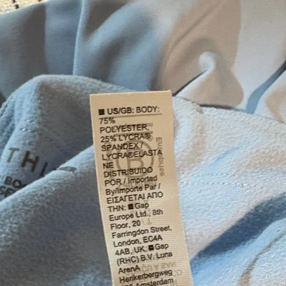 Athleta Rainier Bootcut Flare Pants Light Blue High Rise Performance Leggings - Picture 10 of 10